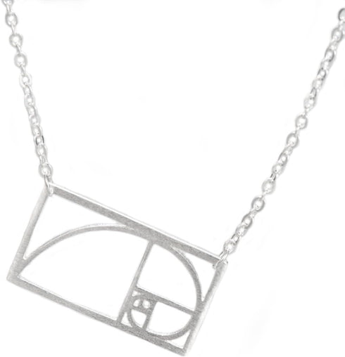 Golden Division Ratio Sterling Silver Choker Necklace...