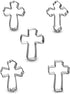 Cross Cookie Cutter 4 Inch Set -5 Pieces in Different Shapes Stainless Steel...