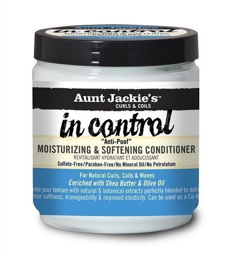 Aunt Jackie's in control 9oz - Anti-Poof Moisturizing & Softening Conditioner...