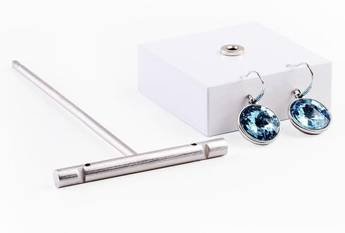 Oirlv T-Bar Jewelry Display Stand Earring Holder (White)...