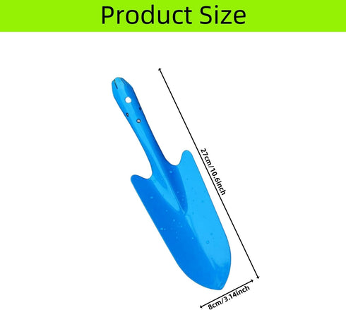 4 PCS Gardening Trowels,Mini Colorful Trowel Metal Garden Hand Shovels,Garden Tools for Kids Teens Adults Flower Soil Planting Digging Transplanti...