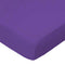 SheetWorld Fitted 100% Cotton Percale Pack N Play Sheet Fits Graco 27 x 39, Solid Purple Woven, Made in USA...