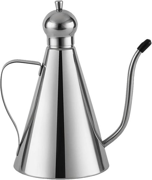 Olive Oil Dispenser, Stainless Steel Olive Oil Bottle, Leakproof Oil Pot, Oil Drizzler, Oil Dispenser Kitchen Storage Container(350ml)...