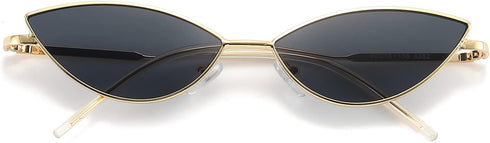 Dollger Cat Eye Cute Sunglasses for Women Men Triangle Vintage Trendy Cool Sun Glasses...