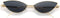 Dollger Cat Eye Cute Sunglasses for Women Men Triangle Vintage Trendy Cool Sun Glasses...