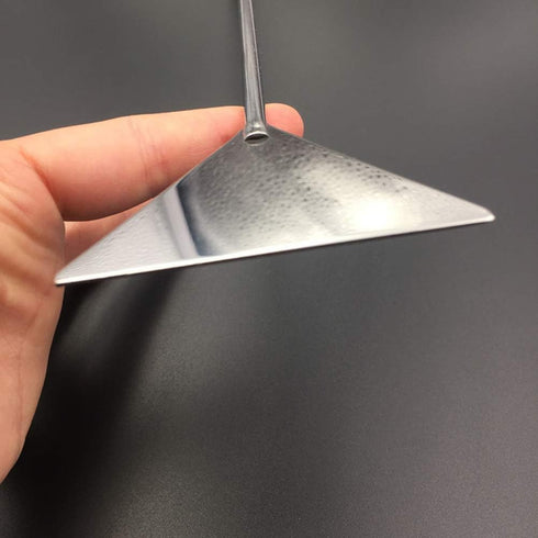 2Pcs Stainless Steel Aquarium Spatula Long Sand Spatula Scrapers Shovel Fish Tank Aquatic Plant Tools for Aquarium Accessories, 12.59 Inches (Silv...