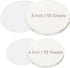 8 Inch/6 Inch Parchment Paper Sheets, 100 Sheets Disposable Round Baking Paper Precut Parchment Sheets Non Stick Cake Pan Liners for Pizza Maker P...