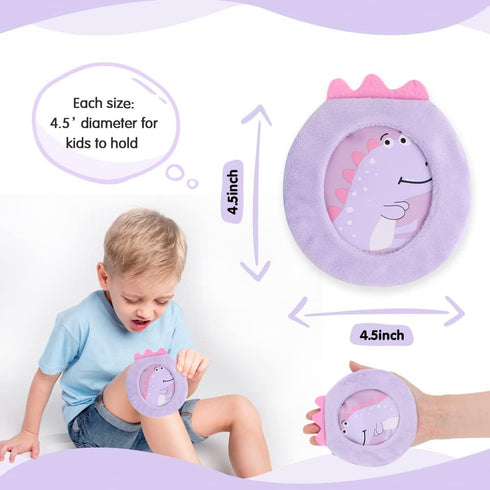 Hilph Kids Ice Packs for Boo Boos, Reusable Toddler Kids Gel Hot Cold Pack with Sleeves for Pain Relief, Cute Animal Ice Pack Hot Cold Therapy for...