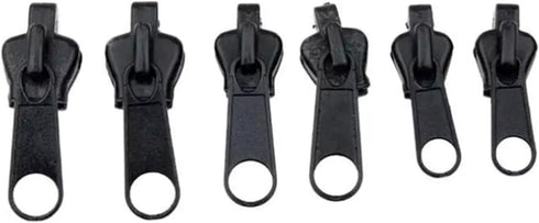 6Pcs Black Universal Instant Fix Zipper Repair Kit Replacement Zip Slider Teeth Zippers Design Arts, Crafts and Sewing?Fasteners, Instant Fix...