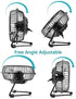 xasla 4 Inch Small USB Desk Fan, Mini Quiet Fan with Metal Construction & Strong Airflow & 360°Adjustable Tilt Angle, Personal Cooling Fan for Des...