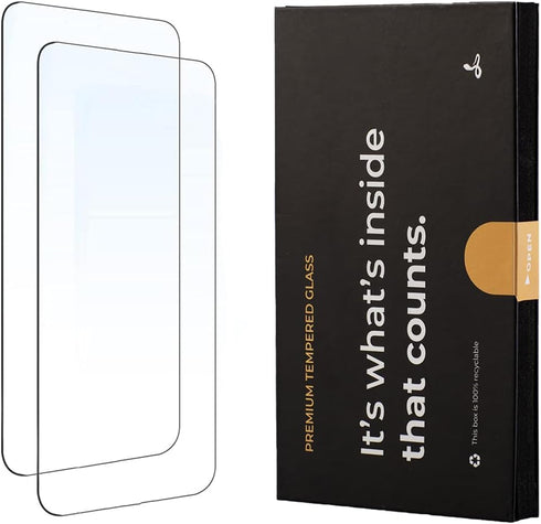Snakehive Tempered Glass Screen Protector for iPhone SE 2022/SE 2020 | Premium Mobile Phone Screen Protectors | Impact-Protection Anti-Shatter Ant...