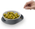 Joseph Joseph Double Dish Pistachio and Snack Serving bowl with Food Waste Compartment, BPA-Free - Grey...