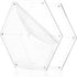 BENECREAT 6Pcs Hexagon Quilting Template Transparent Pressure Plate(Hole: 3mm) with 6 Mixed Size...