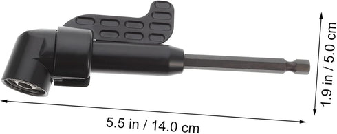 105 Bit Corner Universal Adapter Screwdriver Electric Power Tools 105 Degree Angle Drill Attachment Cordless 105° Angle Drill Universal Tools Dril...