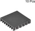 uxcell Electronic Radiators Heatsink for MOS GPU IC Chip Black 25 x 25 x 5 mm 10pcs...