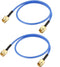 uxcell SMA Male to SMA Male RG405 Coax Cable 0.3Meter/1Ft 2pcs...