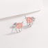 Highland Cow Stud Earrings for Womens 925 Sterling Silver Western Cow Earring Rose Gold Cow Jewelry Animal Earrings Gifts for Women Scottish Highl...