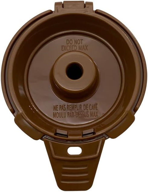 Brown Single Serve Ground coffee Brew Basket Filter compatible with Hamilton FlexBrew Coffee Maker Model 49974 49975 49976 49979 49957 49954 49947...
