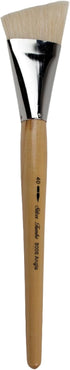Silver Brush Limited 800640 Silver Jumbo Angle Brush, Large Murals, Easel Painters and Furniture, Size 40, Mid Length Handle...