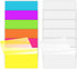 iKyce 600 Sheets Transparent Sticky Notes? 3 x 2 inch (horizontal version) Clear Self-Sticky Annotation, Waterproof Translucent Color Memo Pad, Se...