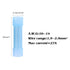 100pcs PA66 Nylon 16-14 AWG Wire Connectors Electrical Crimp Butt Connector Fully Insulated Splice Wire Terminals Blue...