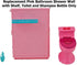 Replacement Parts for Barbie Dream House Playset - X7949 ~ Includes Pink Bathroom Shower Wall with Shelf, Toilet and Shampoo Bottle...