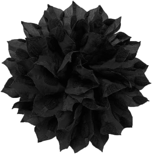 Dainty Lace Flower Large Brooch Lapel Pins Delicate Elegant Handmade Fabric Sunflower Brooches Pin Classic for Women Wedding Party Dance Banquet D...