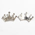 50PCS 32mm Crown Silver Glass Crystal Flatback Rhinestone Buttons with Star Shape for Headbands Hair Accessories Flower Center Bouquet Wedding Inv...