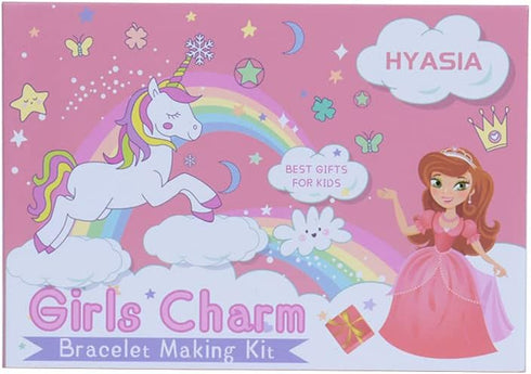 HYASIA Unicorn Gifts for Girls Jewelry Making Kit - Kids Toys Arts Crafts for Kids Age 6 7 8 9 10+ Year Old, Charm Bracelet Making Supplies Beads,...