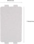 Microwave Oven Mica Plate Sheet, 5Pcs Microwave Waveguide Cover Silver Replacement for Kitchen Microwave Oven (4.6 X 2.5 Inch)...