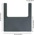 High Chair Placemat, Durable High Chair Placemat Silicone, Clean and Hygienic, Suitable for IKEA Antilop Highchai, for Toddlers and Babies (Gray)...