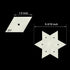 300pcs 1.5 Inch Diamond 60 Degrees Paper Piecing Paper for quilting DIY sewing crafts,6 Point Diamond Paper Piecing Templates...