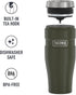 THERMOS Stainless King Vacuum-Insulated Travel Tumbler, 16 Ounce, Army Green...