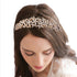 EVER FAITH Wedding Austrian Crystal Hair Accessory for Women, Birdal Flower Cluster Headband for Bride BRidesmaid Clear Gold-Tone...