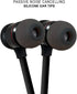 Wireless Magnetic Rechargeable Ear Buds, in line mic, Volume, Play/Pause Controls (Black)...