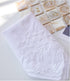 Womens Embroidered Scalloped Handkerchiefs Cotton White Wedding Hankies...