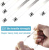 HS Metal Zip Ties Stainless Steel Cable Tie 11.8 Inch (100 Pack) Extra Heavy Duty Self-Locking Strap Ties 225 Lbs Perfect for Exhaust,Fence Outdoo...
