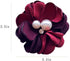 Large Fabric Flower Brooch Flower Pearl Brooch Pins for Women Camellia Rose Brooch Pins Dainty Handmade Hair Clip Flower Brooch for Wedding Party...