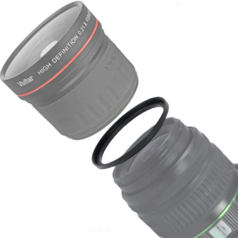 49mm-52mm Step Up Ring 49mm Lens to 52mm Filter (2 Pack), WH1916 Camera Lens Filter Adapter Ring Lens Converter Accessories...