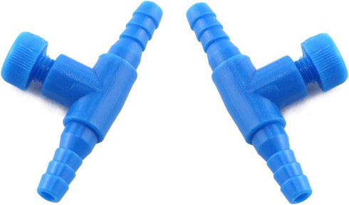 E-outstanding 5PCS T Shaped Control Valves Aquarium 2 Way Air Line Regulator Connector for Fish Tank Pump, 4mm...