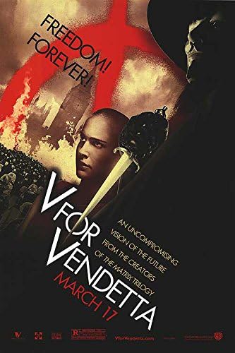 V FOR VENDETTA MOVIE POSTER 1 Sided ORIGINAL Advance 27x40 NATALIE PORTMAN...