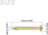 Small Nails (1.5x15mm) 60pcs, Brass Tiny Hardware Nails - for Household Woodworking, Brass Tone...