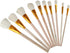 10Pcs Gilding Brush Set Goat Hair Paint Brush Sweep Mop Metallic Foil Flakes Paint Brushes for Art Crafts Supplies...