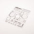 Flower Stamp Cards Clear Stamping Tools Set Decorative Clear Stamps for Craft Scrapbooking Card Making...