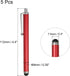 MECCANIXITY 5pcs Stylus Pens for Touch Screens Universal Capacitive High Sensitivity for Phone Tablet All Capacitive Touch Screen Device, Red......
