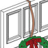 Haute Decor HighProfile Curved Wreath Hanger (Brushed Nickel) - Strong Metal Over The Door Wreath Holder Hook for Doors with Raised Features and T...