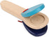 Toyvian Kids Wooden Toys Musical Wooden Castanet Clapper Finger Castanet Board Educational Early Learning Musical Percussion (Random Color) Handle...