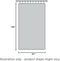 Curtainworks Trinity Crinkle Voile Sheer Curtain Panel, 51 by 144", Oyster,1Q804104OY...