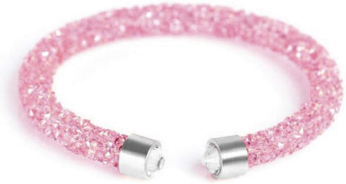 COLORFUL BLING Adjustable Glitter Rhinestone Bangle Sparkly Crystal Wedding Bridal Statement Bracelet Jewelry for Women...