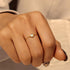 Kokoma CZ Diamond Link Chain Statement Ring for Women Girls Sterling Silver 925 Crystal Stackable Band Adjustable Promise Engagement Ring Dangling...